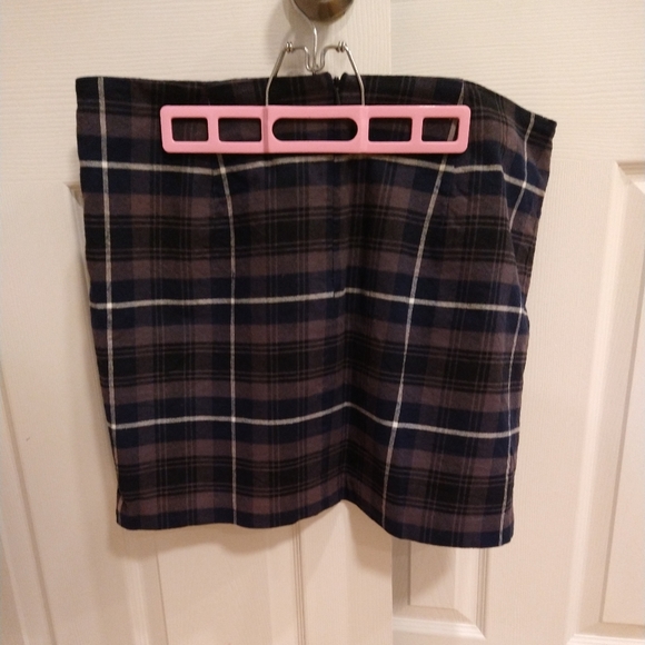 Size 14 blue gray School girl teacher mini Tommy Hilfiger skirt - Picture 4 of 10